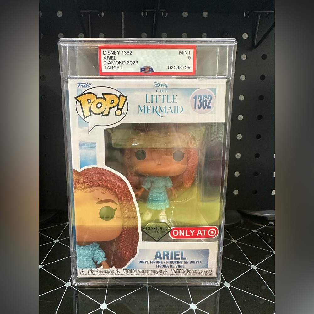 The Little Mermaid Ariel Funko psa 9 1362 Graded Disney Target Diamond